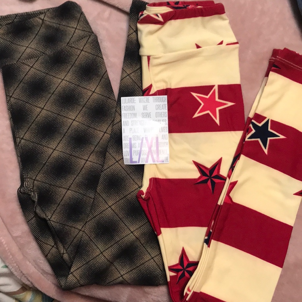 Lula Roe KIDS leggings! Size L/XL